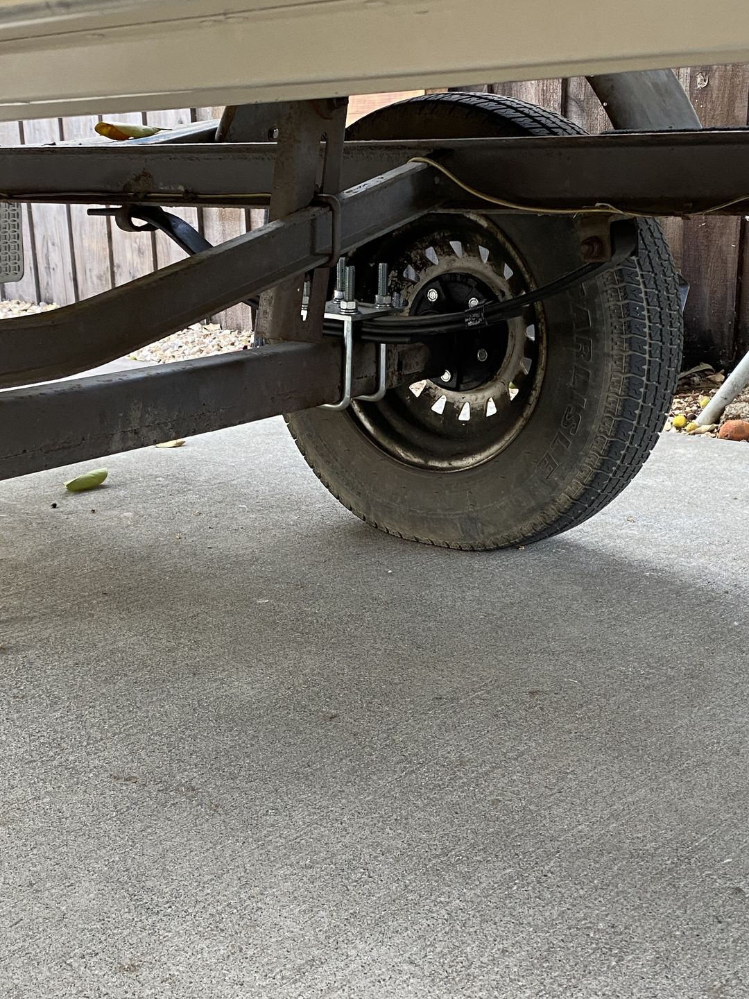 Customer photo review of 30" Trailer Leaf Spring -  Slipper Radius End - 3 Leaves - 4331-15