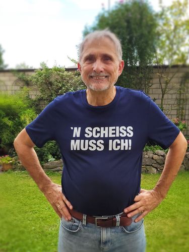 Customer photo review of ORGANIC SHIRT BUBEN • 'N SCHEISS MUSS ICH