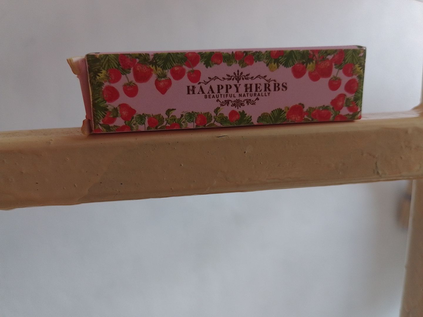 Customer photo review of Lip Balm With Tint Strawberry