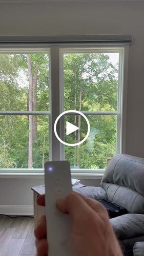 Customer video review of SmartWings Motorized Light Filtering Solar Shades 5% Openness Aventus
