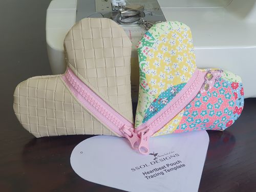 Customer photo review of Heartbeat Pouch Pattern