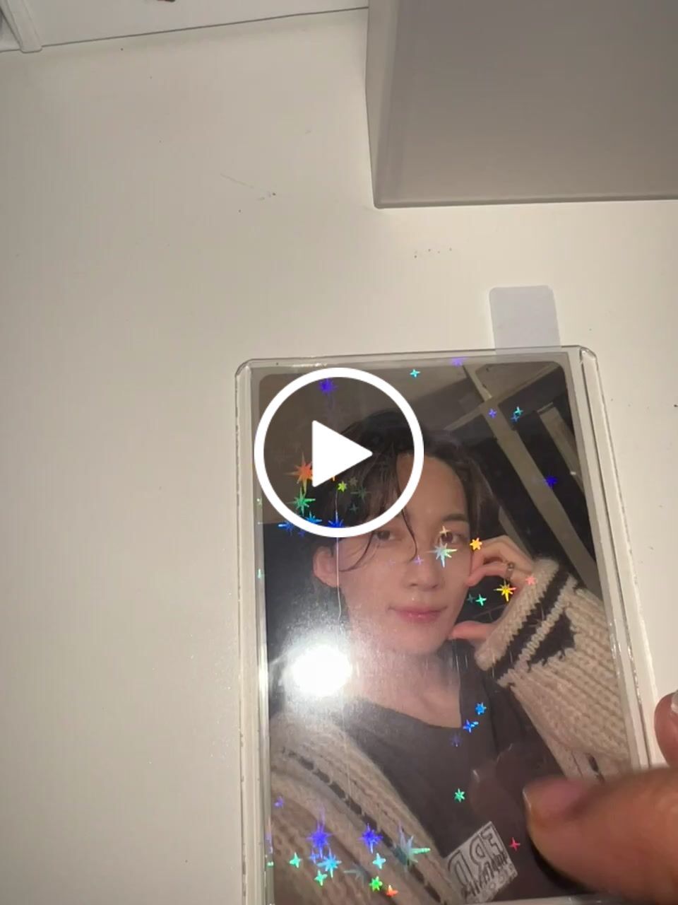 Customer video review of PREMIUM CLEAR PHOTOCARD TOPLOADER
