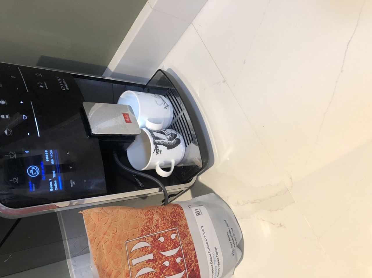Customer photo review of Ethiopia Sidamo Decaffeinated Coffee - Swiss Water Decaf Process - Strength 3 - Decadent Decaf