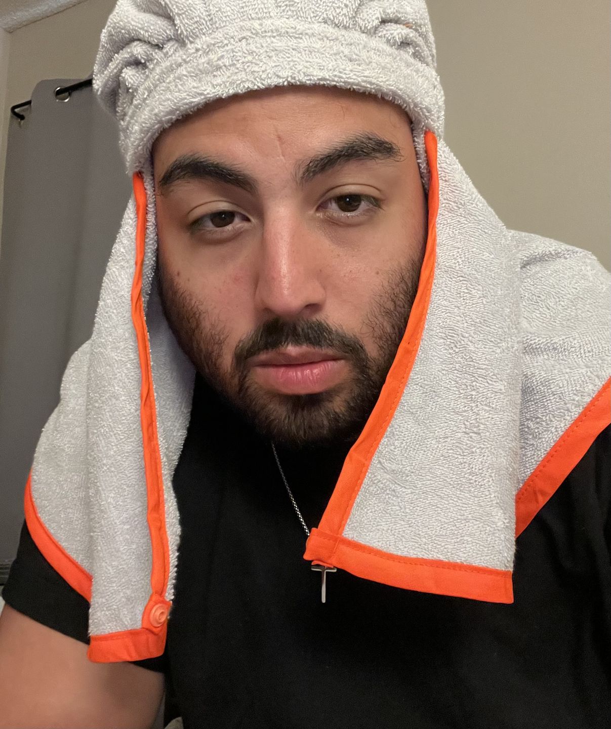Customer photo review of Activshield® Cooling Headpiece - Gray / Solar Flare