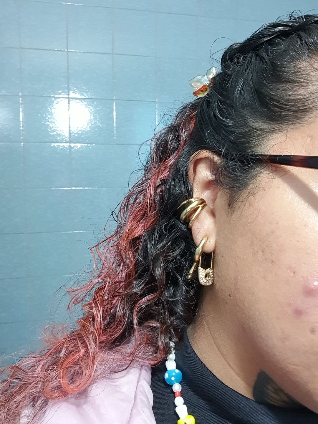 Customer photo review of Ear Cuff Triple