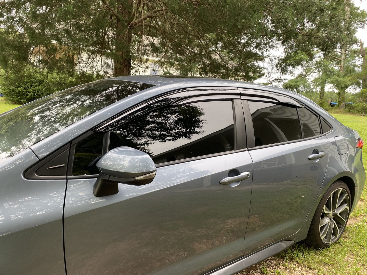 Customer photo review of 2020-Up Toyota Corolla Sedan MUGEN Style Window Visors Deflectors