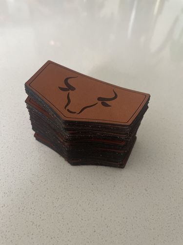 Customer photo review of Custom Leather Patches