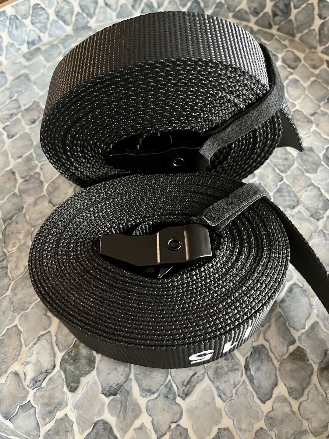 Customer photo review of Gymnastic Rings Straps with Cam Buckles 3.8cm (Numbered)
