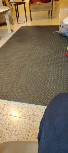 Customer photo review of משטח גומי ריצפת EVA פזל (6 יח')