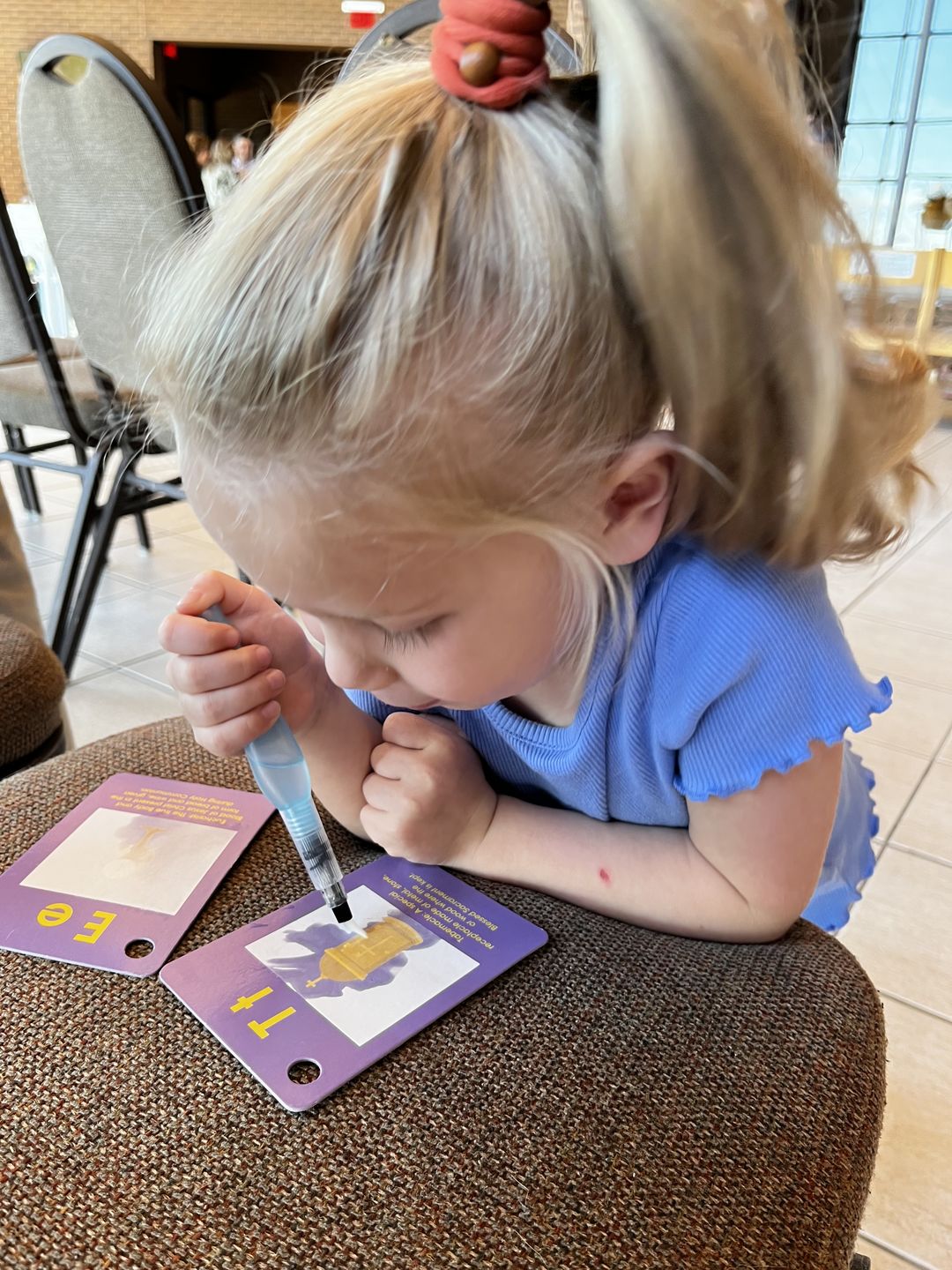 Customer photo review of Water Reveal Cards Set of Two