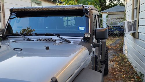 Customer photo review of Light Bar Covers