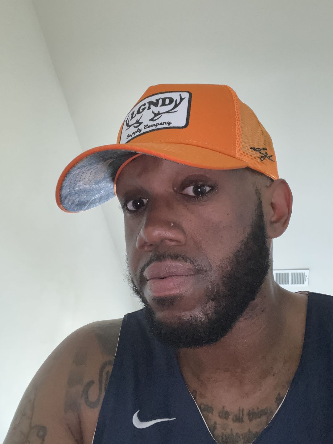 Customer photo review of Hunter Orange Snapback