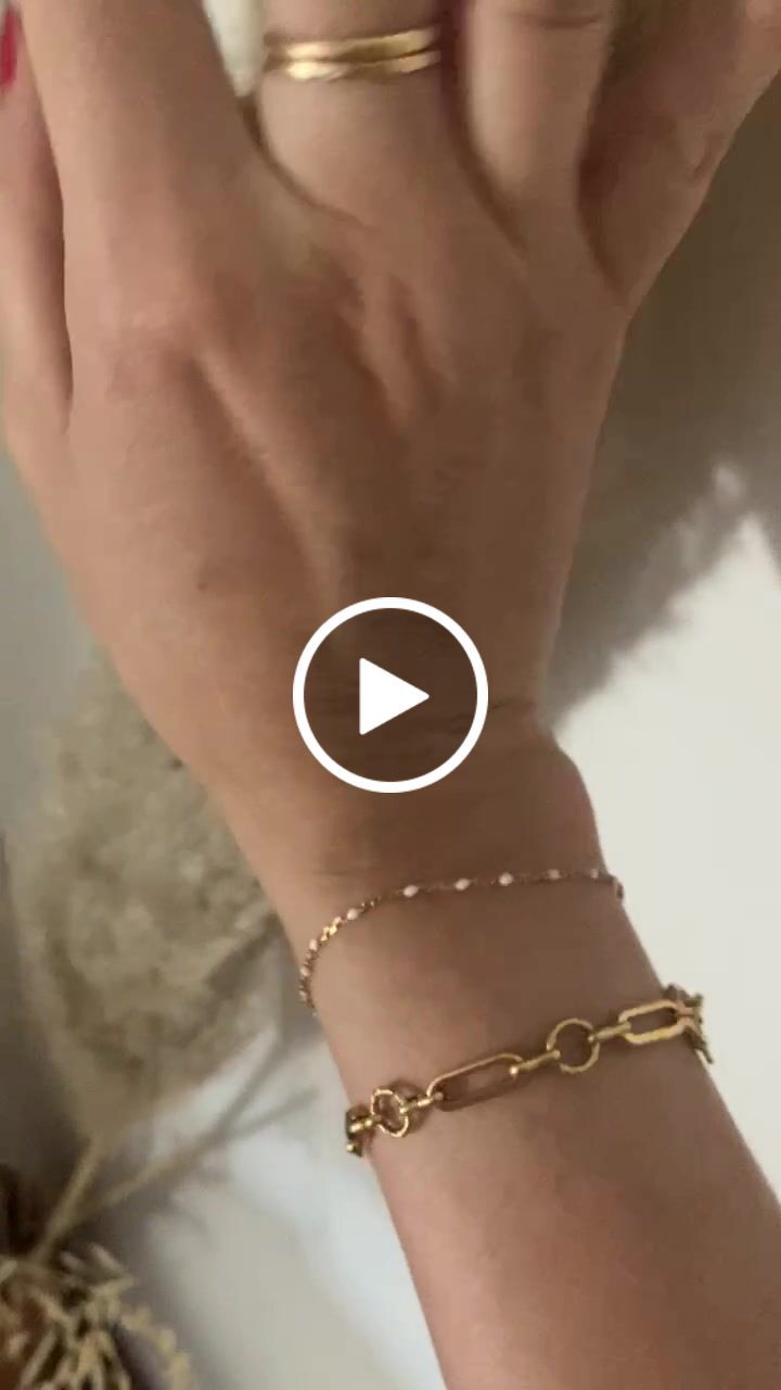 Customer video review of Pulsera Eslabón y Círculo