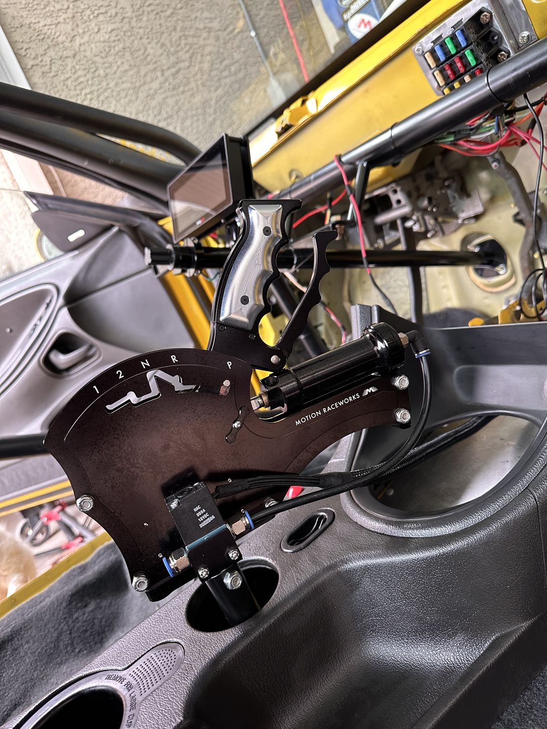 Customer photo review of Operator Shifter MAC Valve Mounting Bracket 16-14005