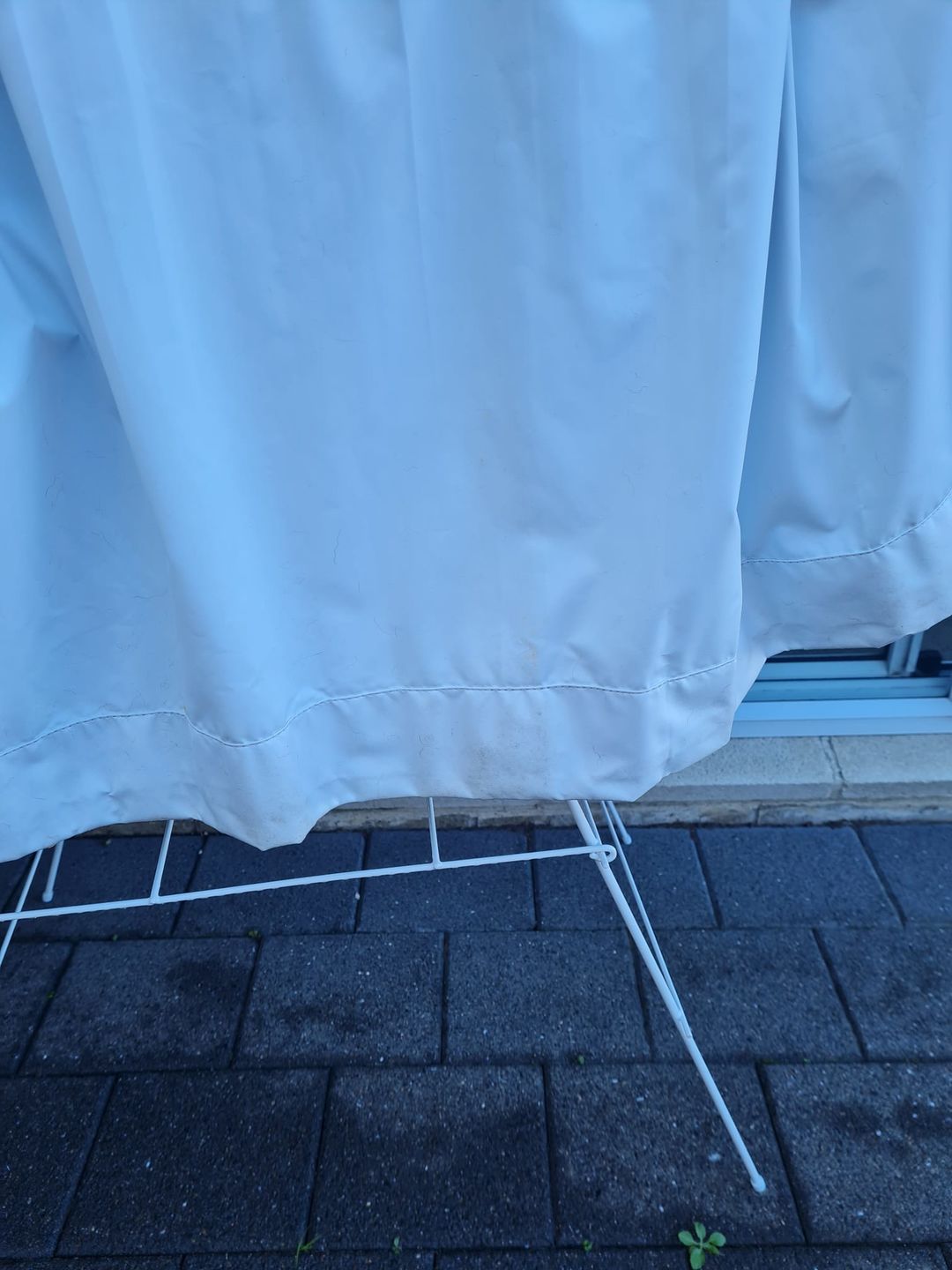 Customer photo review of Curtain Wizard Instant Mould & Mildew Remover