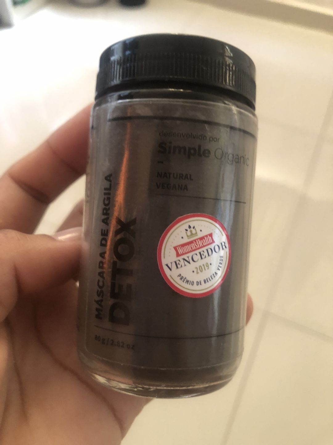 Customer photo review of Máscara de Argila Control