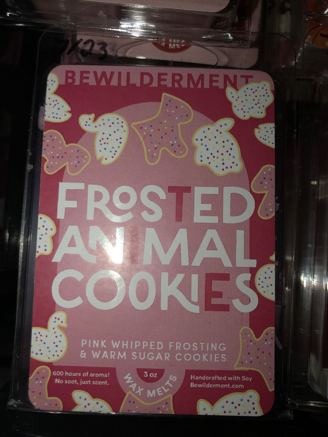 Customer photo review of Frosted Animal Cookies Wax Melts