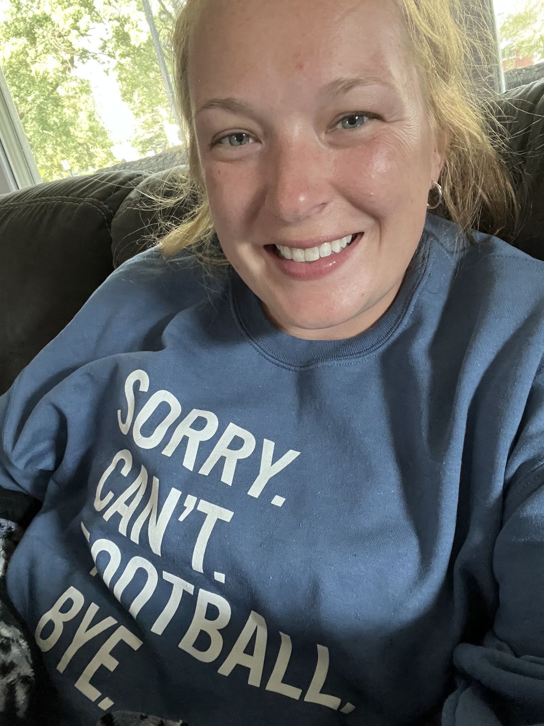 Customer photo review of Sorry Can't Football Bye