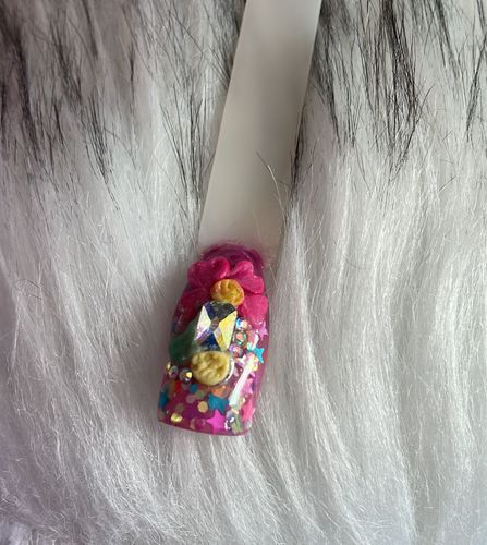 Customer photo review of Acrilico Butterfly 1 oz Fantasy Nails