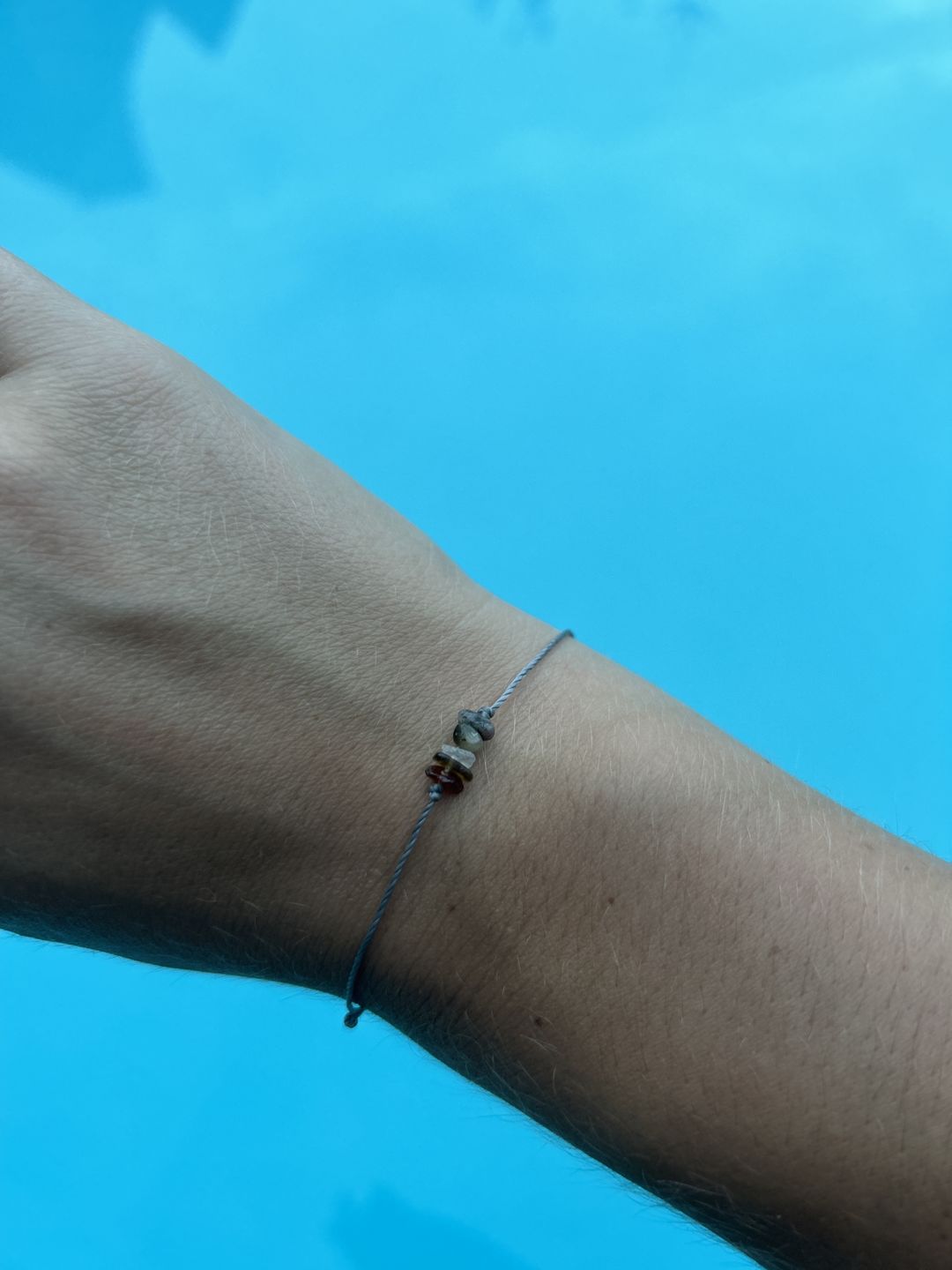 Customer photo review of Tourmaline Chip Bracelet