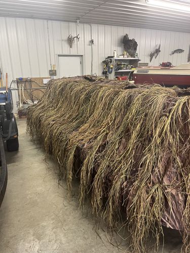 Customer photo review of Hunting Blind Raffia Grass (Pack)