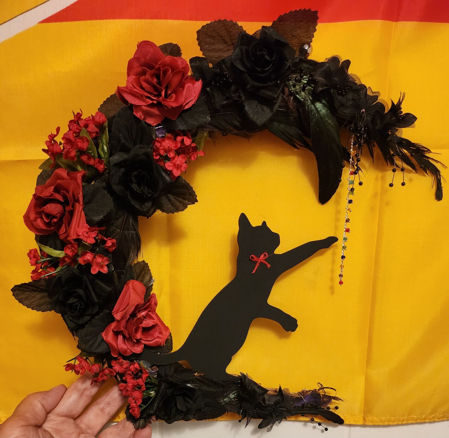 Customer photo review of Unfinished Wood Playing Cat Shape - Craft - up to 36"