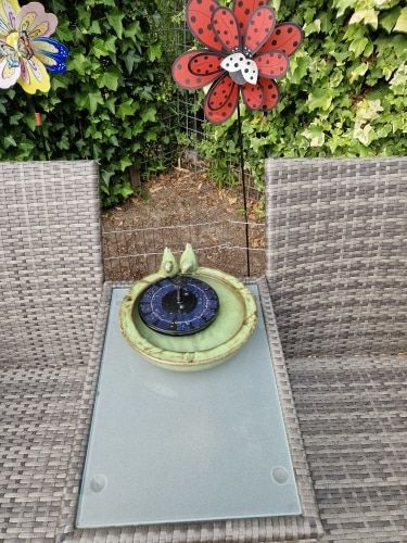 Customer photo review of Ma petit fontaine solaire