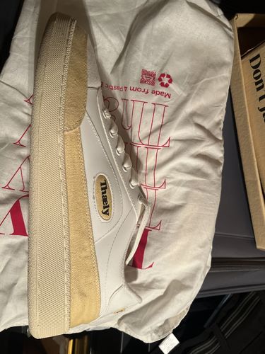 Customer photo review of Aged Beige Y2K Pro | Sustainable Sneakers