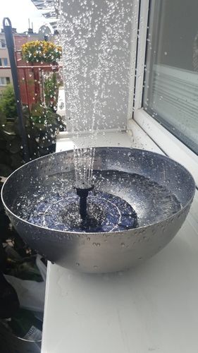 Customer photo review of Ma petit fontaine solaire