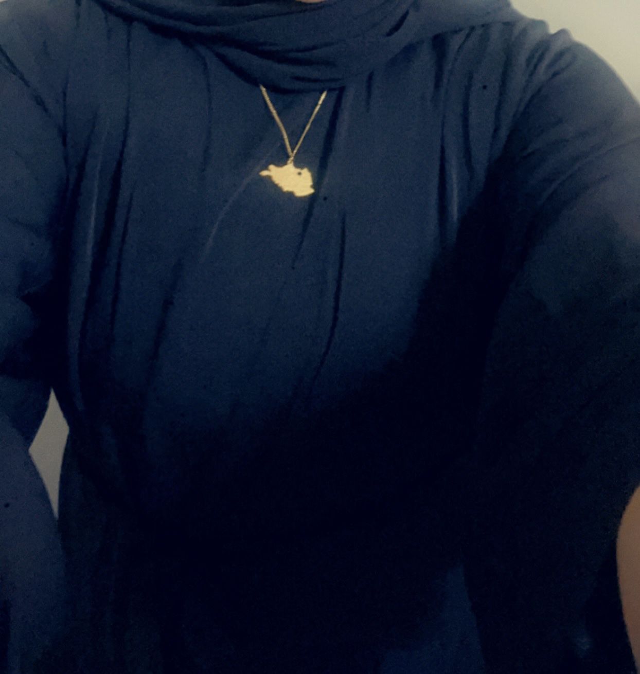 Customer photo review of Afghanistan Calligraphy Necklace
