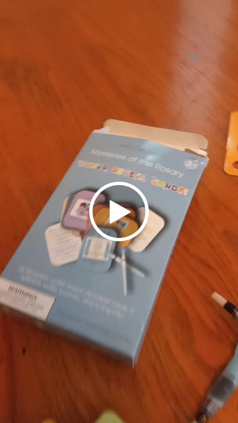 Customer video review of Water Reveal Cards Set of Two