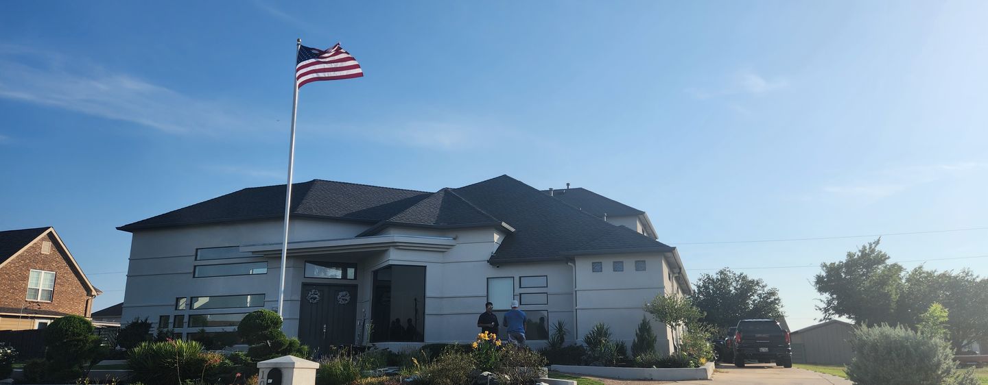 Customer photo review of 30 ft. Commercial Flagpole with External Rope Halyard Rated At 88 mph