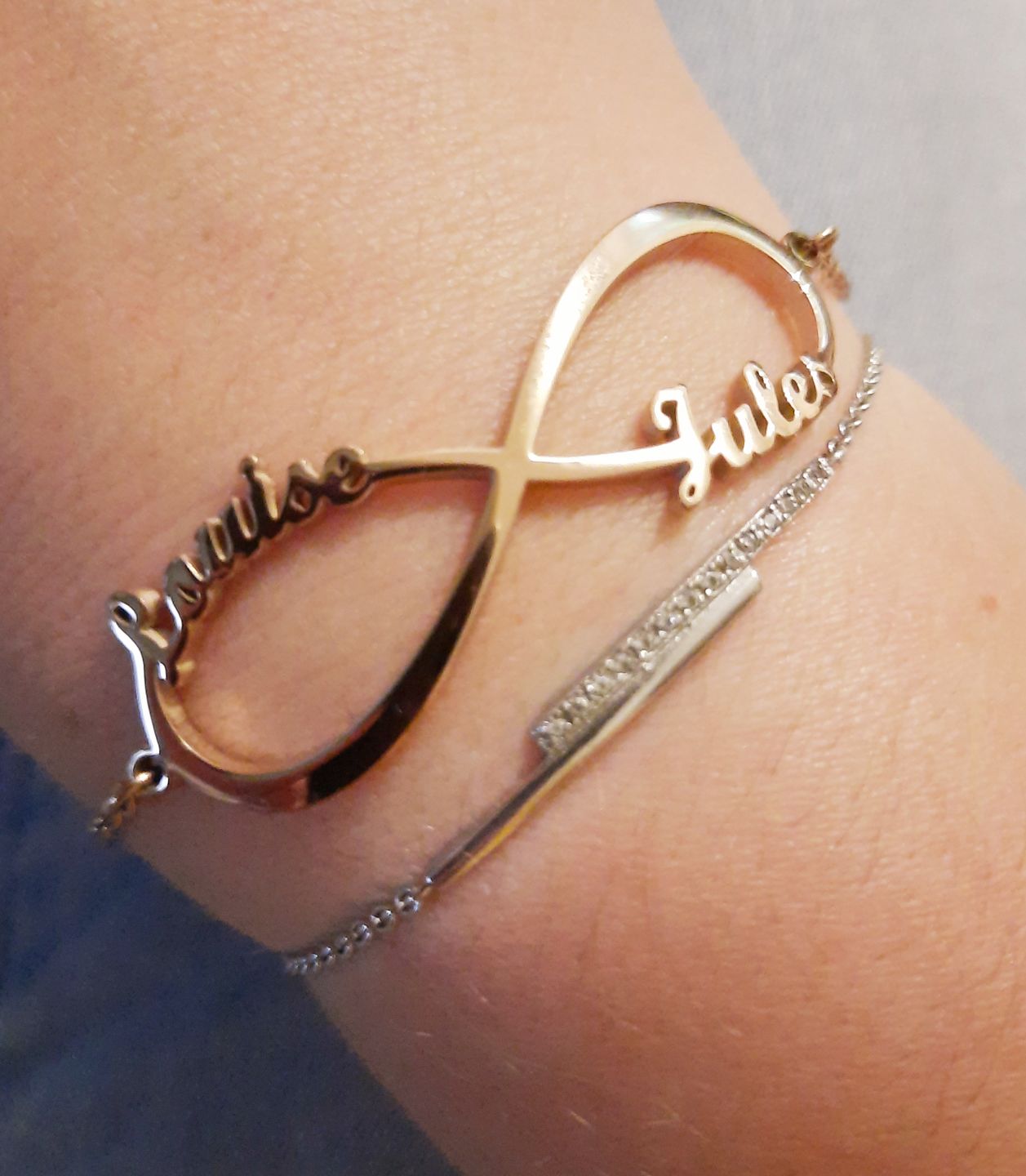 Customer photo review of Bracelet Infinie