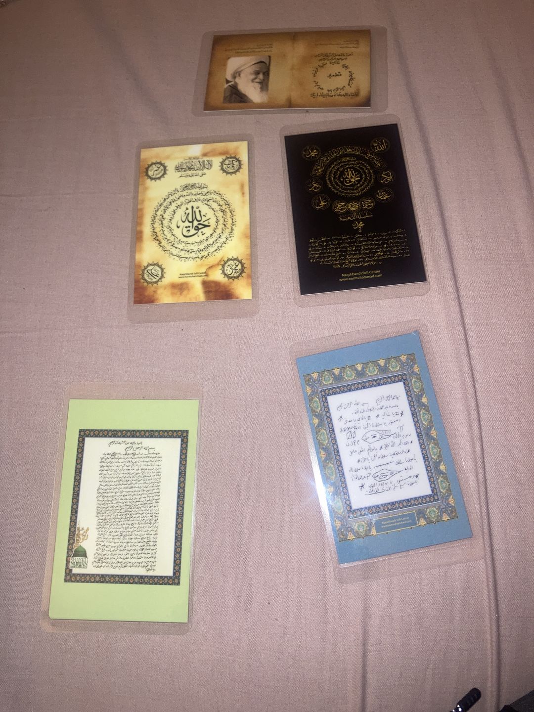 Customer photo review of Laminated Taweezes Pocket Wallet Small (1.5" x 2")
