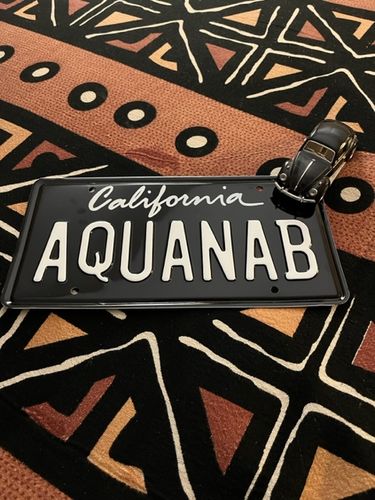 Customer photo review of 1994-2011 CALIFORNIA LICENSE PLATE - BLACK WITH WHITE TEXT 6"x12" (156.5mm x 305mm)