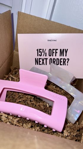 Customer photo review of XXL Dreamy Claw Clip