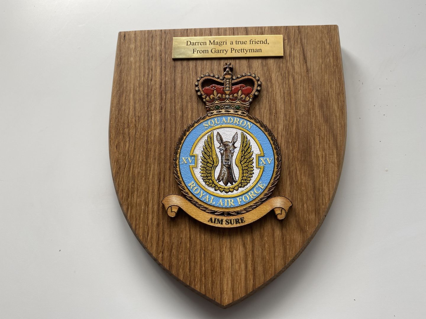 Customer photo review of Personalised RAF Officer Mug