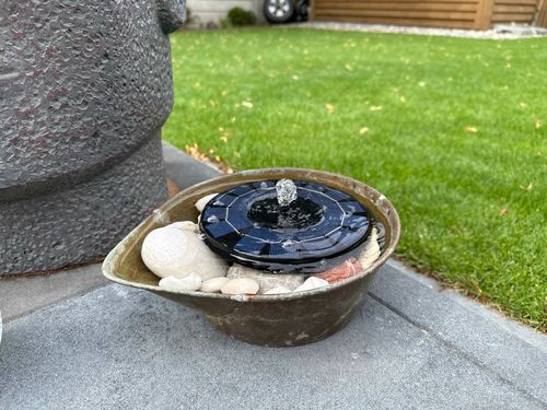 Customer photo review of Ma petit fontaine solaire
