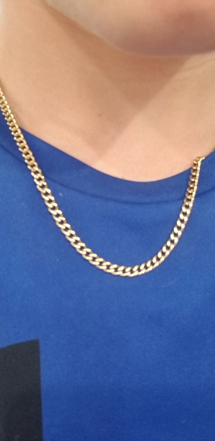 Customer photo review of 3.5mm Cuban Link Chain