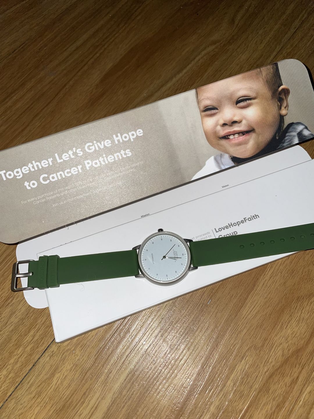 Customer photo review of Life Saver Watch 4.0 – Army Green