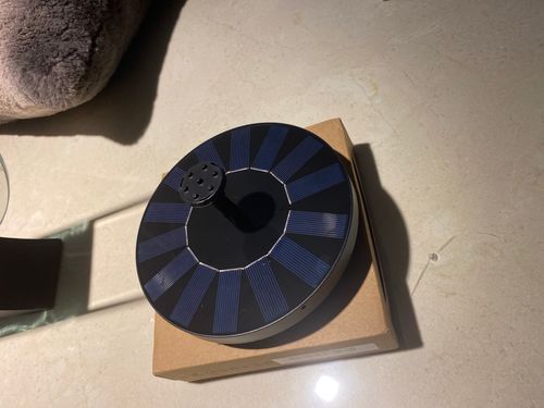 Customer photo review of Ma petit fontaine solaire