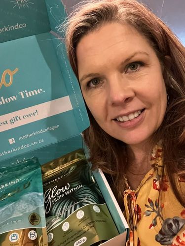 Customer photo review of Glow & Gold Collagen Starter Kit