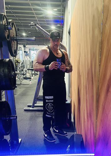 Customer photo review of Stacked Track Pant - Unisex - Black