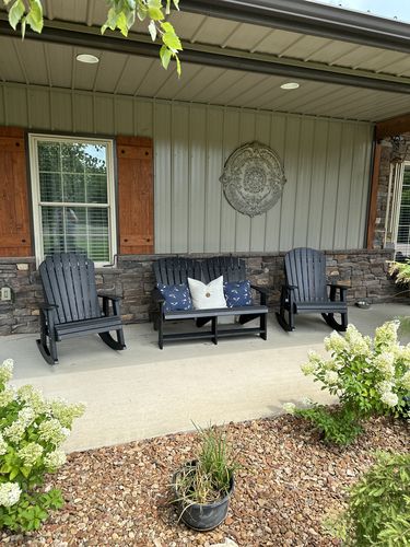 Customer photo review of Adirondack Porch Rocker