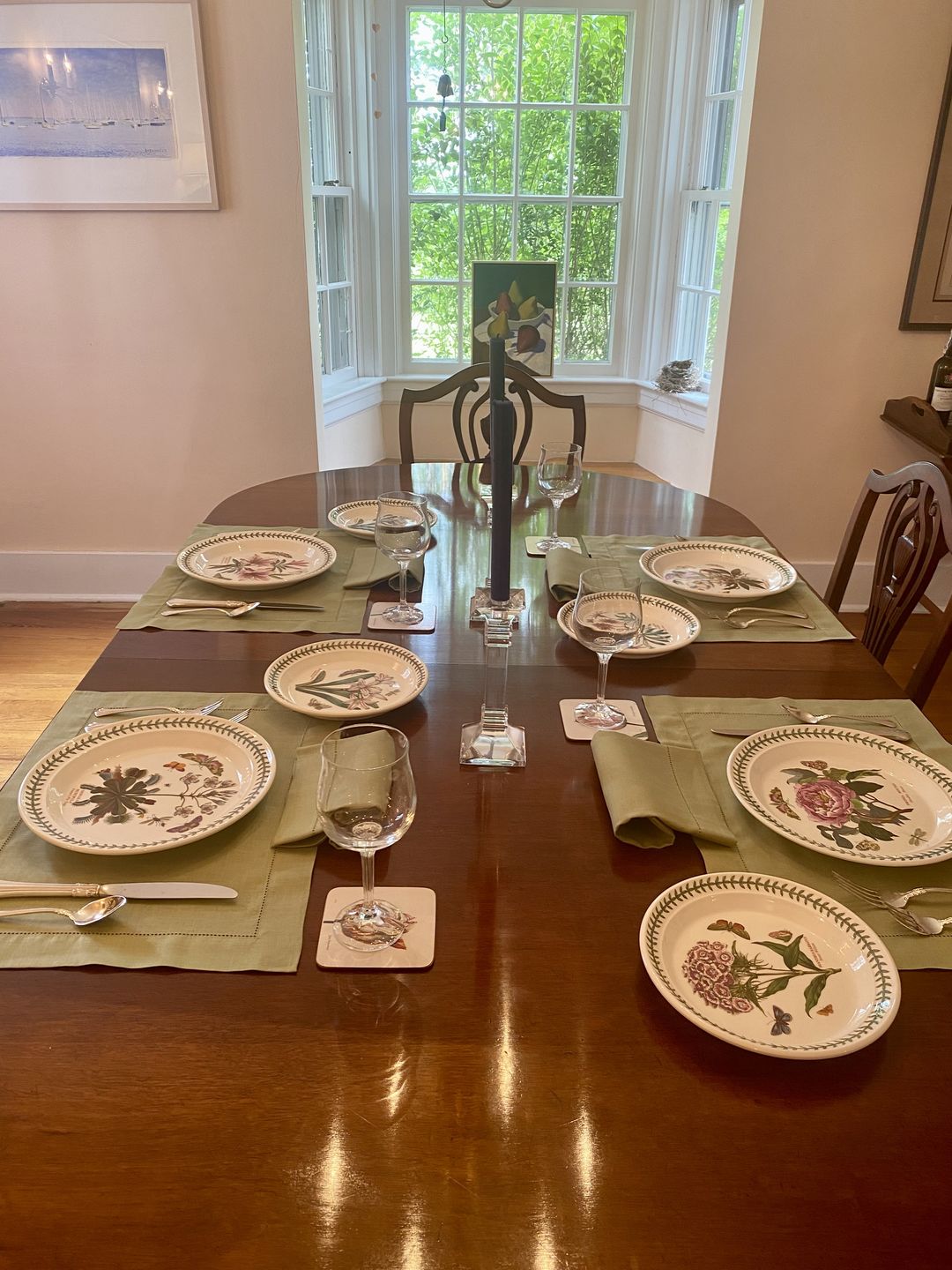 Customer photo review of Classic Hemstitch Placemats, Set of 4