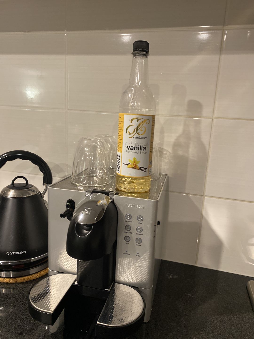 Customer photo review of Vanilla Coffee Syrup