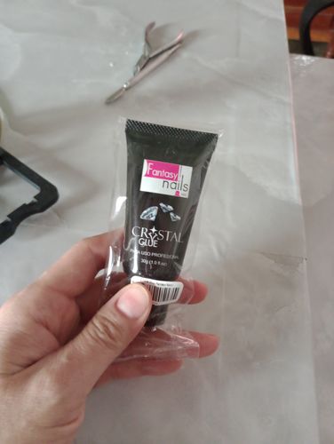 Customer photo review of Crystal Glue Fantasy Nails