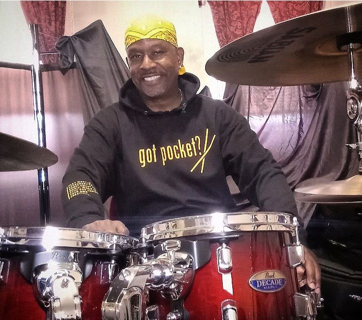 Customer photo review of Elite Drum Hoodie (Black/Gold)