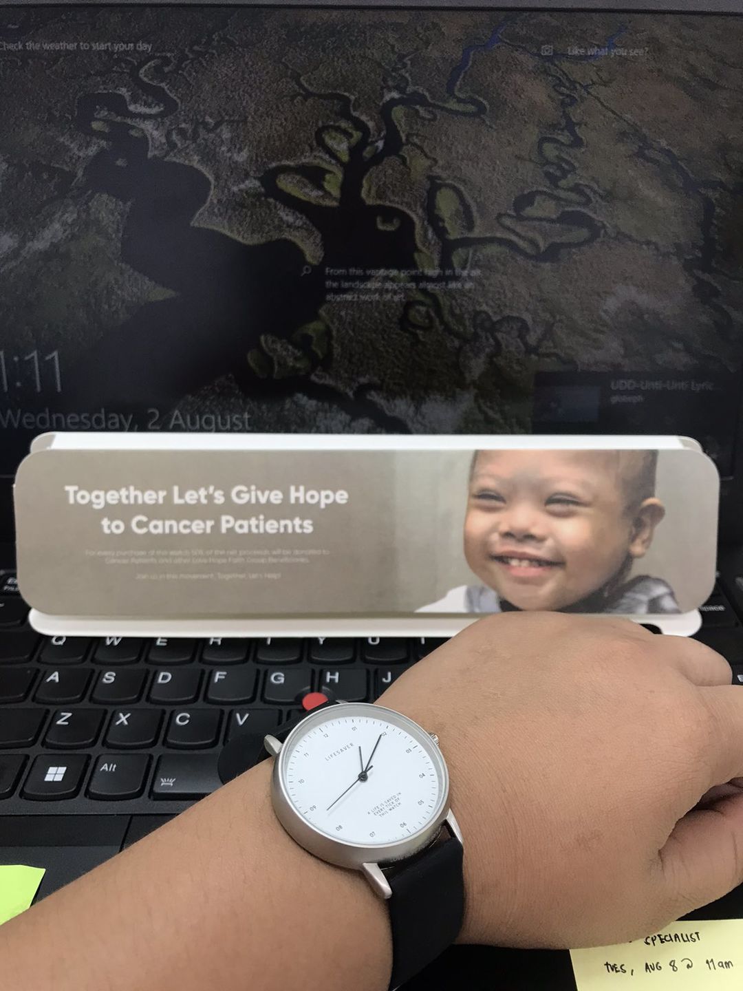 Customer photo review of Life Saver Watch 4.0 – Black