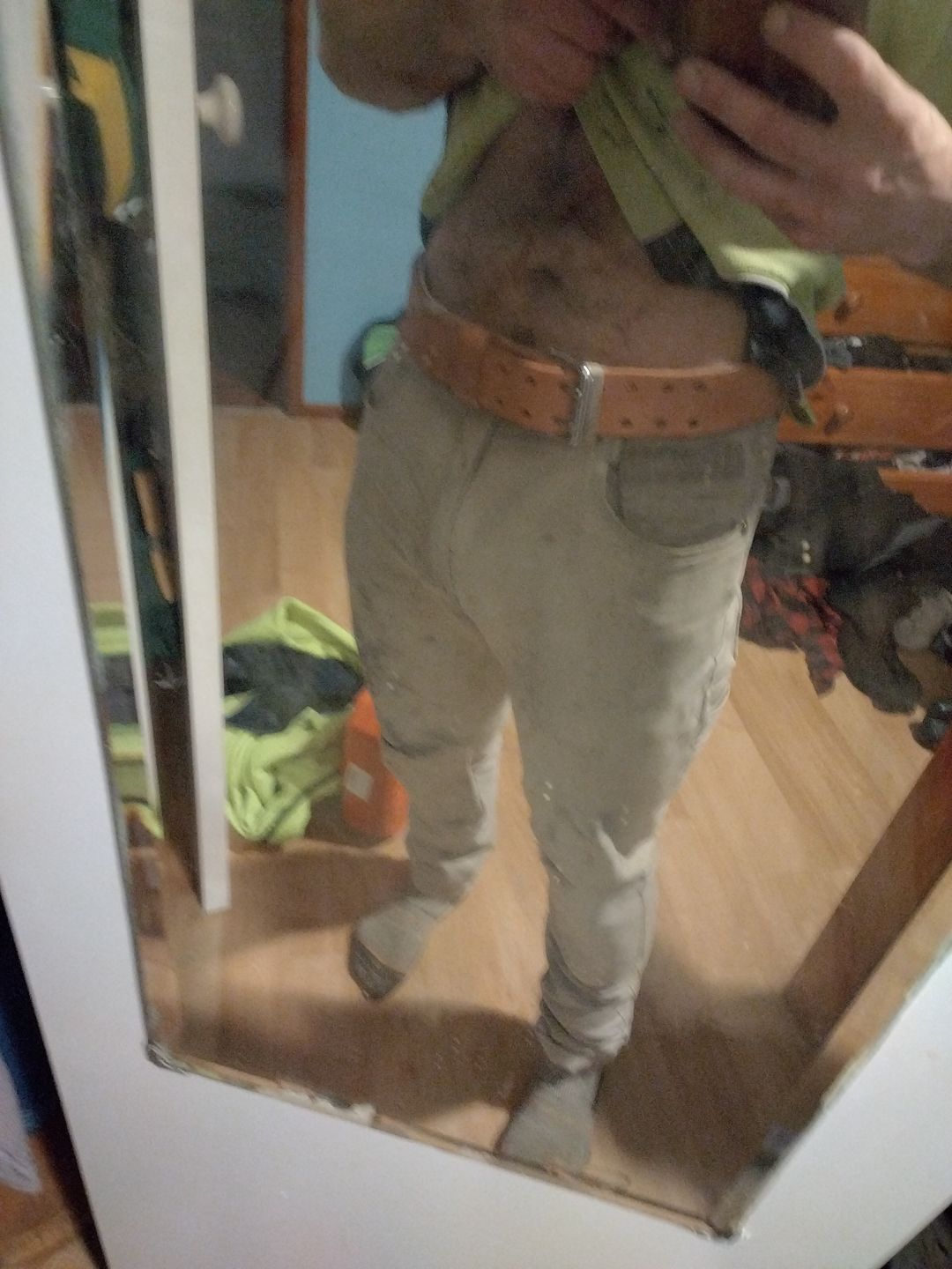 Customer photo review of The Unbreakable Belt - The Original - Old World Tan (Hermann Oak tannery)